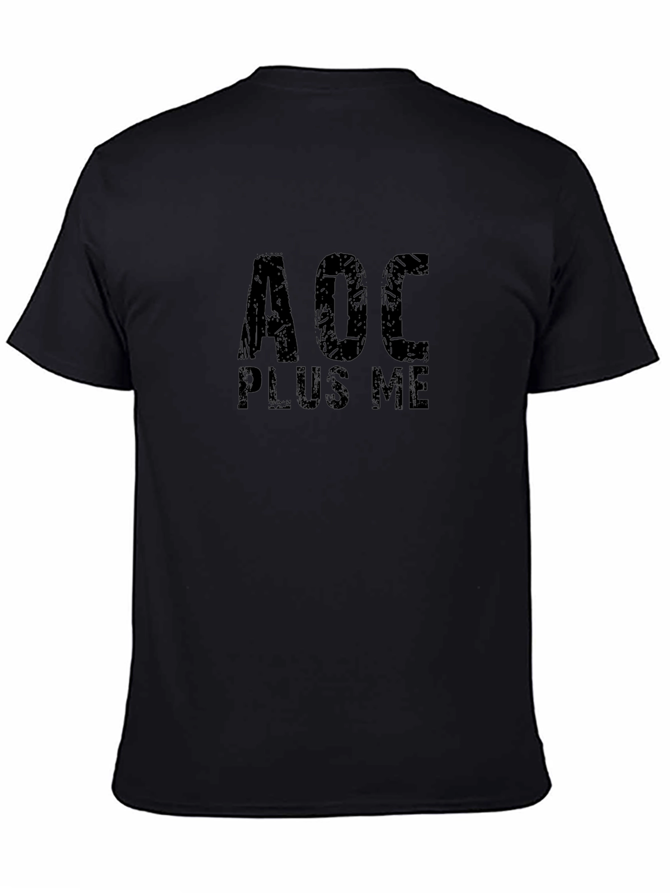 AOC Plus Me Black Graphic Tee