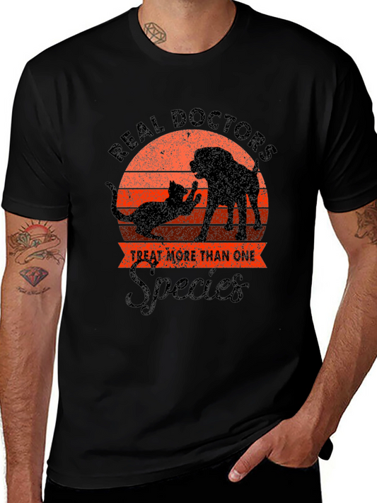 Vet T-Shirt: Real Doctors Treat More Than One Species