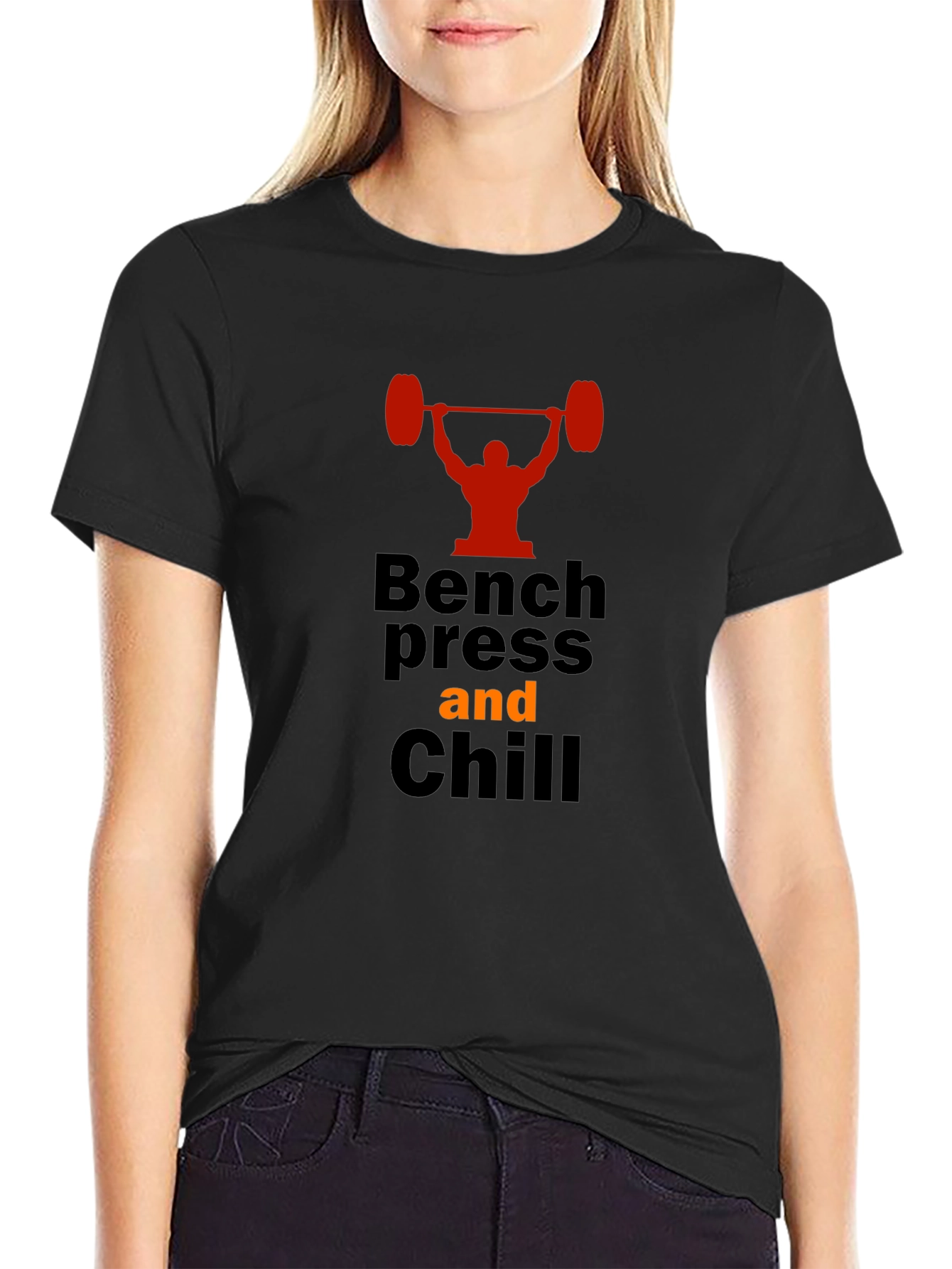 Bench Press and Chill Graphic T-Shirt