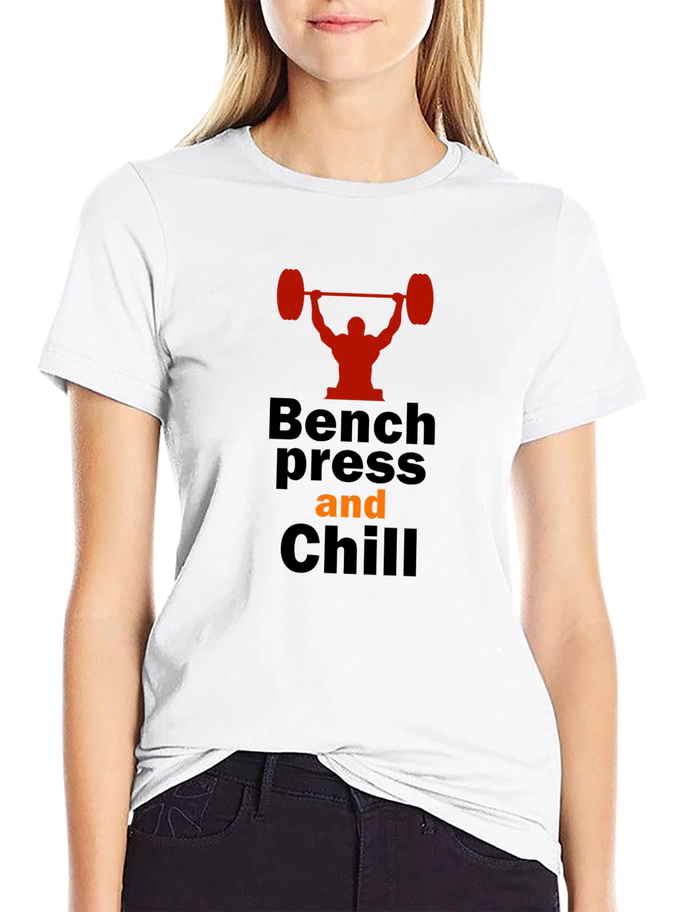 Bench Press and Chill Graphic T-Shirt