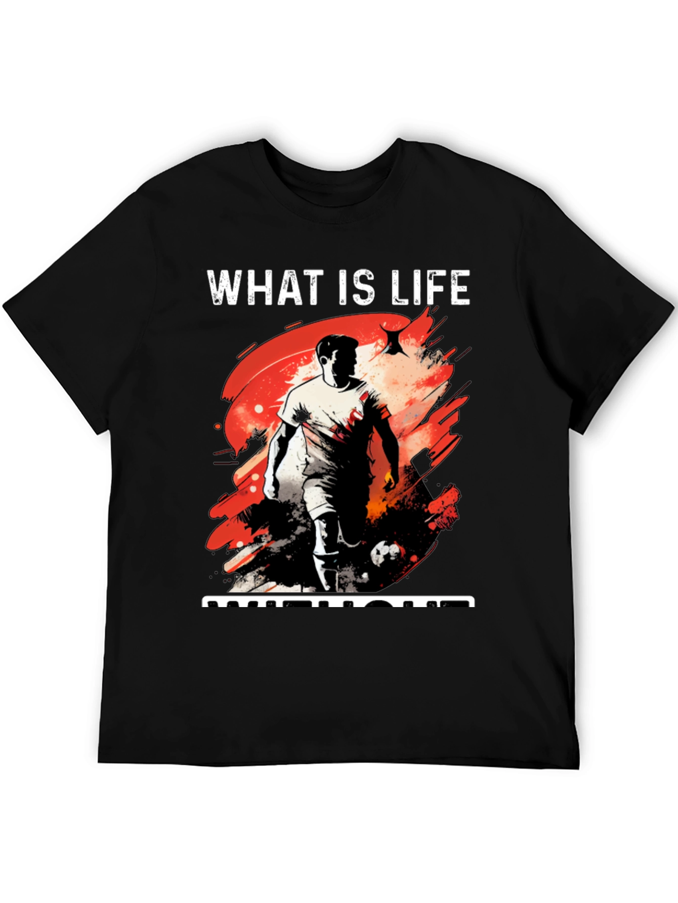 What is Life Football Graphic Tee
