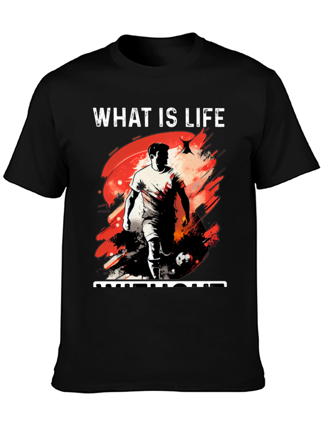 What is Life Football Graphic Tee