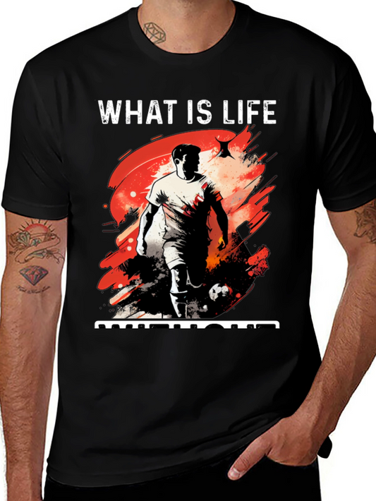What is Life Football Graphic Tee