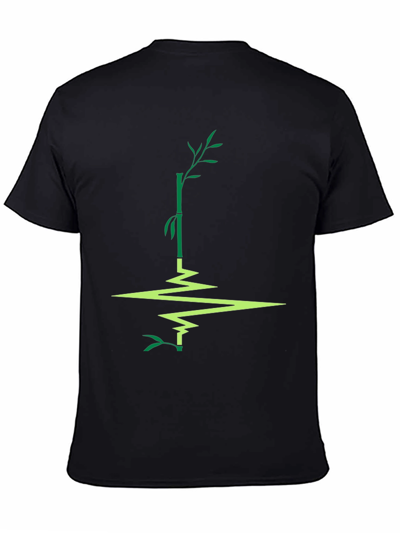 Bamboo Reflection Graphic Tee - Stylish Mens T-Shirt