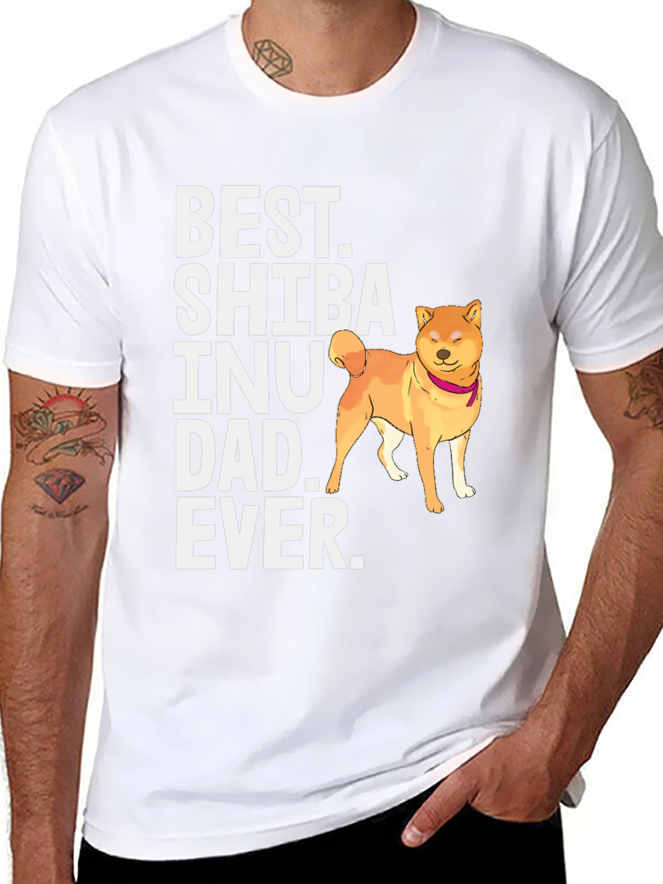 Best Shiba Inu Dad Ever T-Shirt