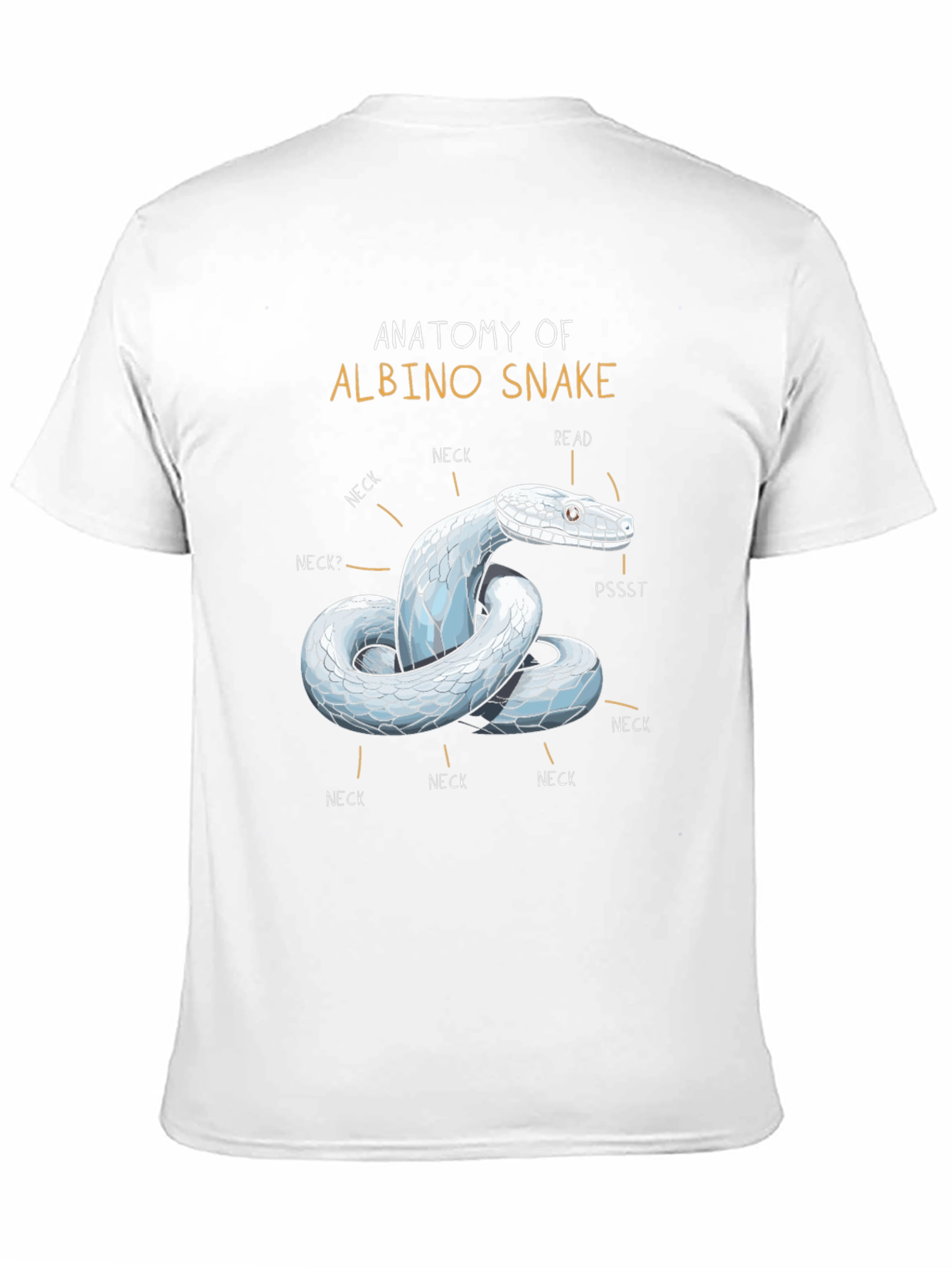 Anatomy of Albino Snake T-Shirt
