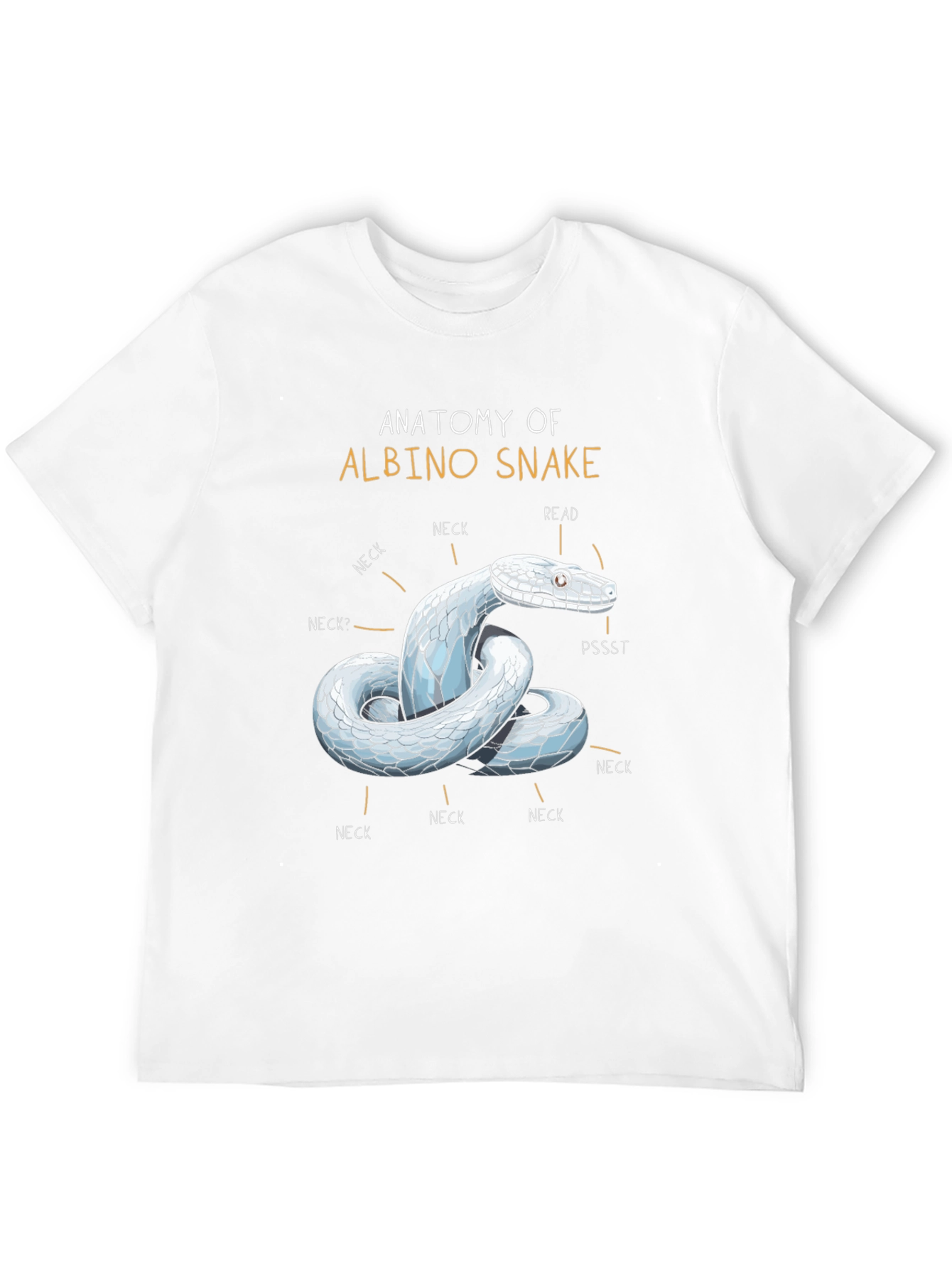 Anatomy of Albino Snake T-Shirt