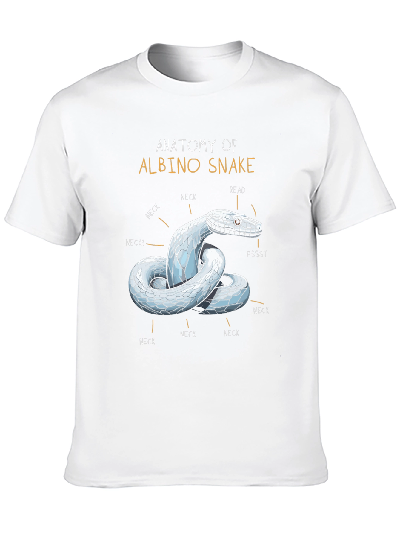 Anatomy of Albino Snake T-Shirt