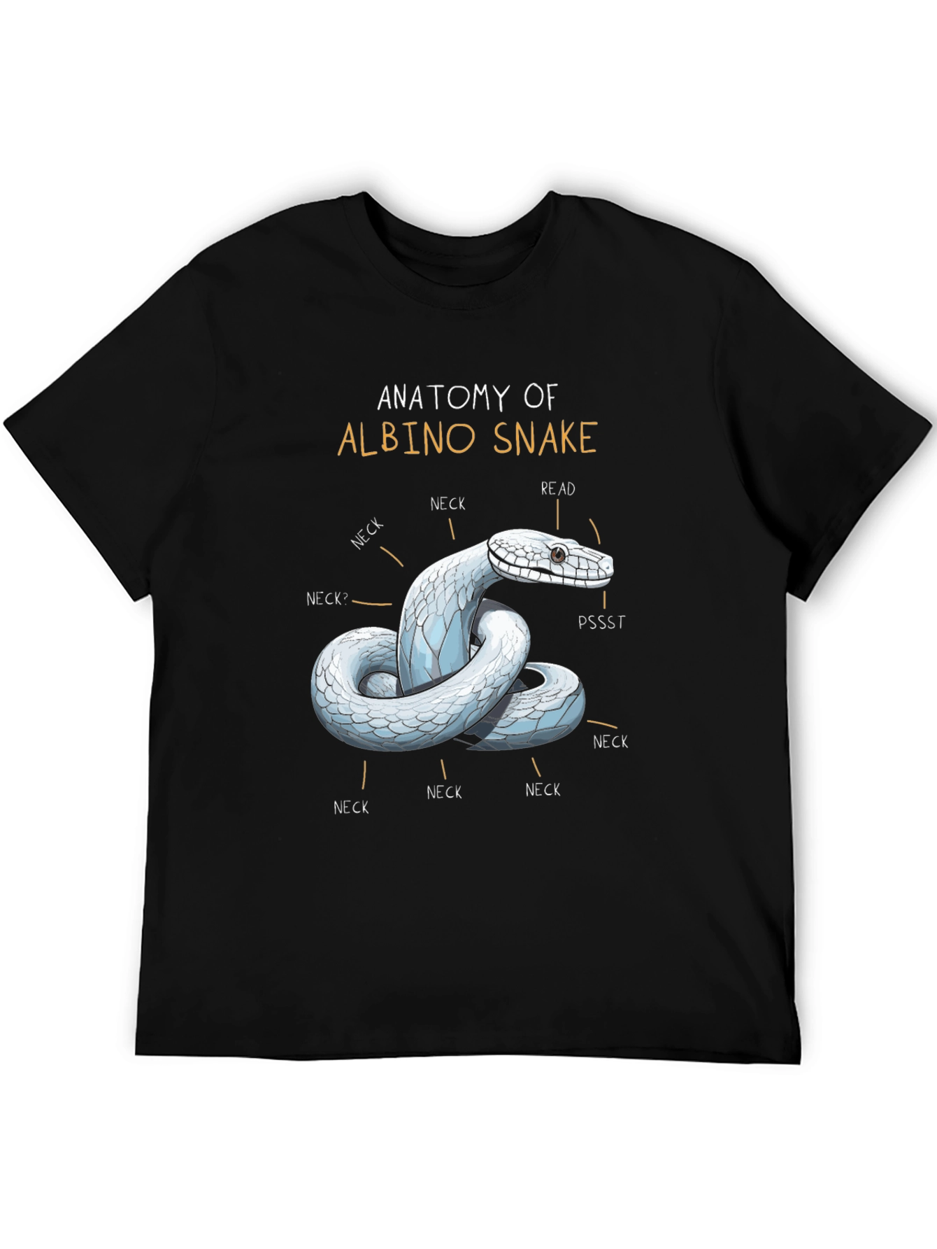 Anatomy of Albino Snake T-Shirt