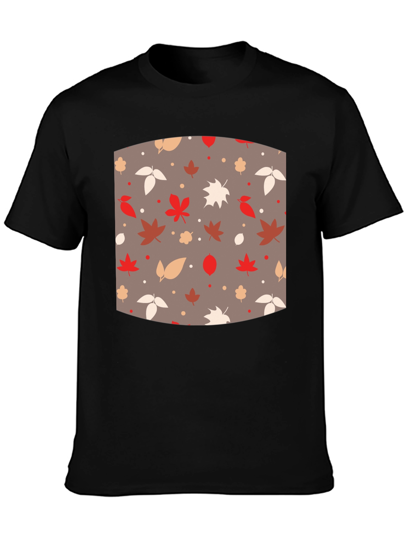 Autumn Leaves Pattern T-Shirt