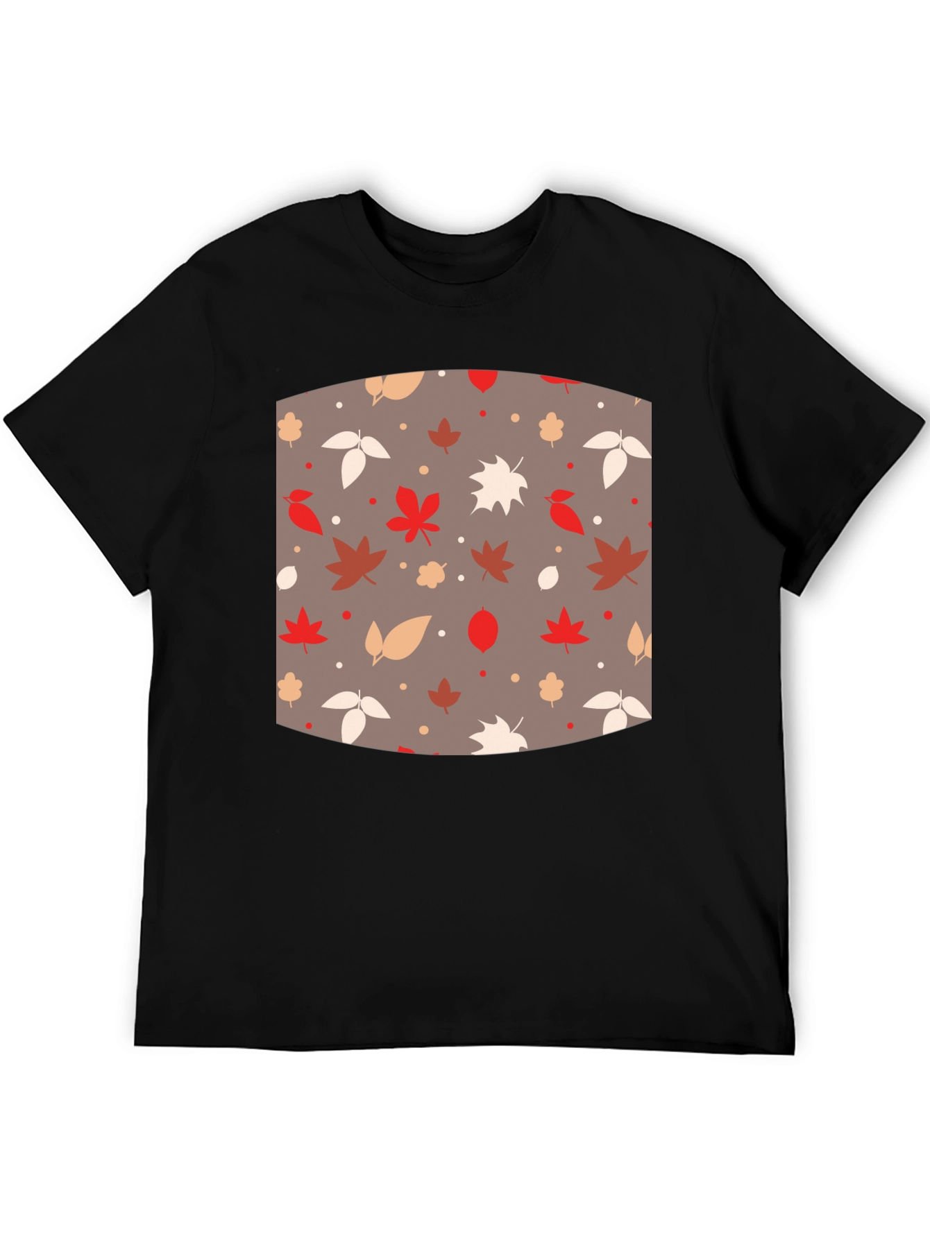 Autumn Leaves Pattern T-Shirt