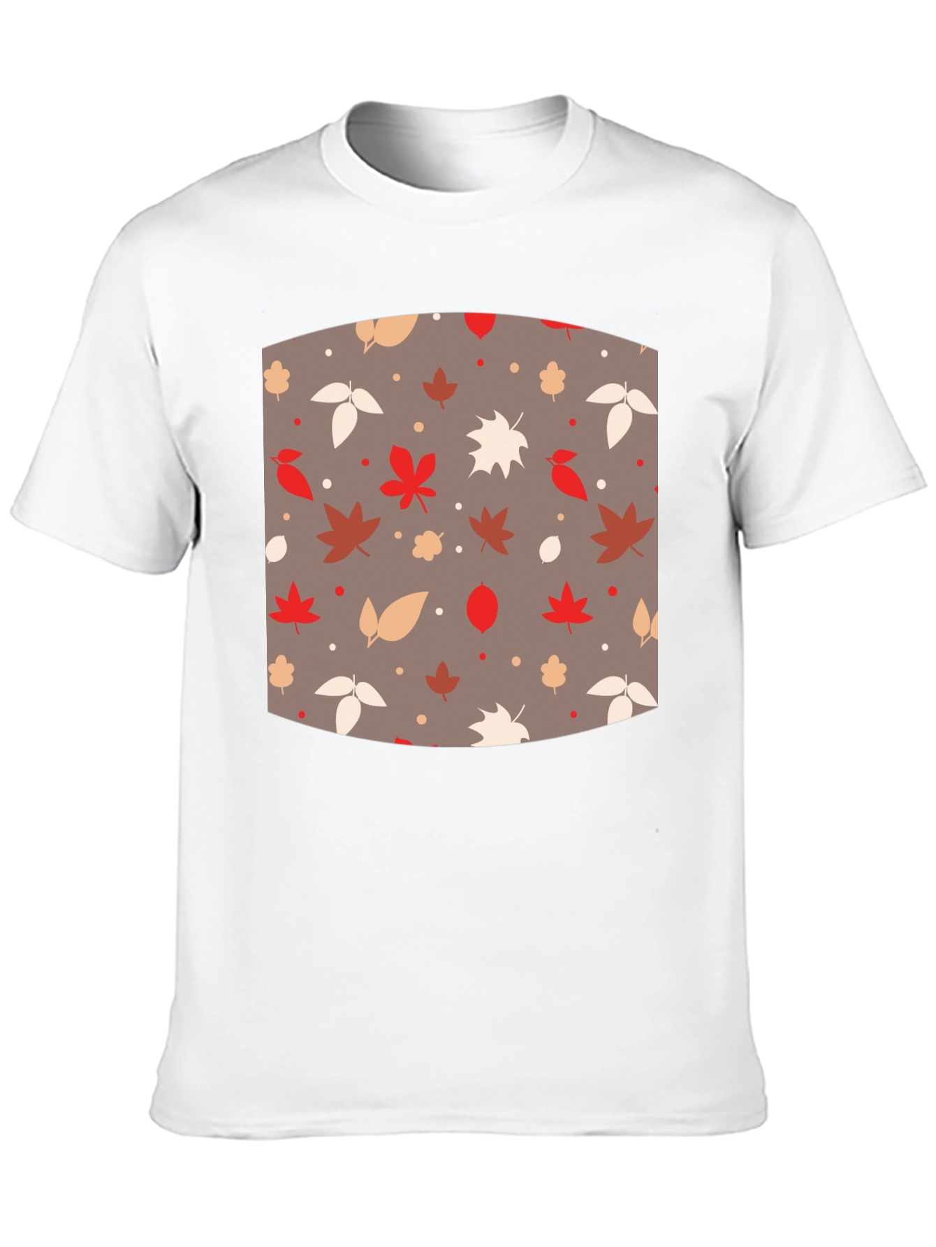 Autumn Leaves Pattern T-Shirt