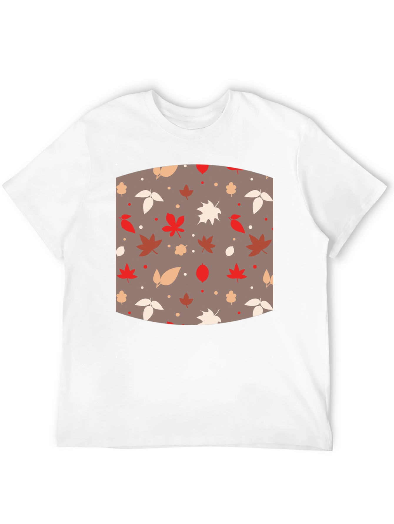 Autumn Leaves Pattern T-Shirt