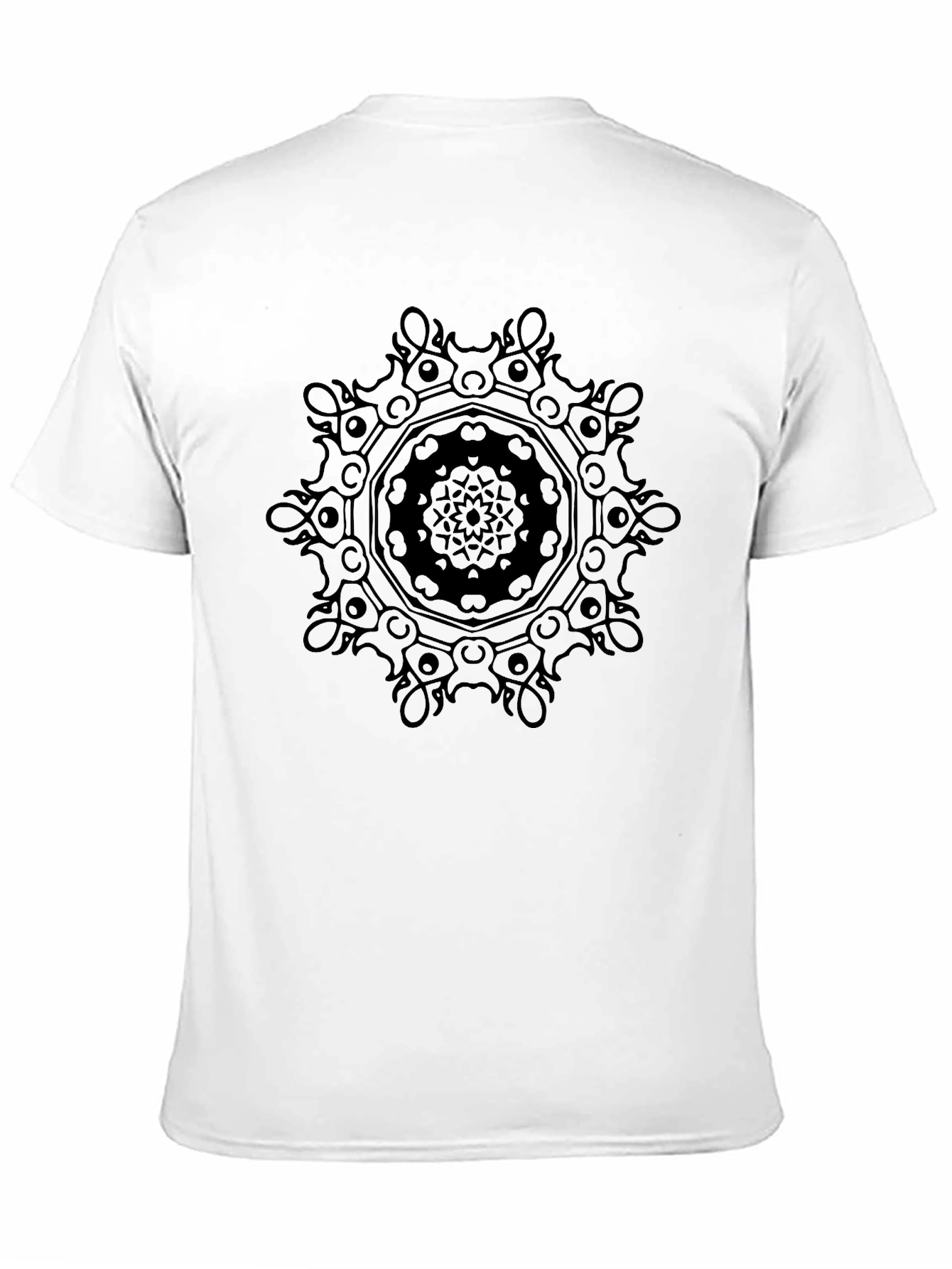 Black Mandala Graphic T-Shirt | Stylish Casual Wear