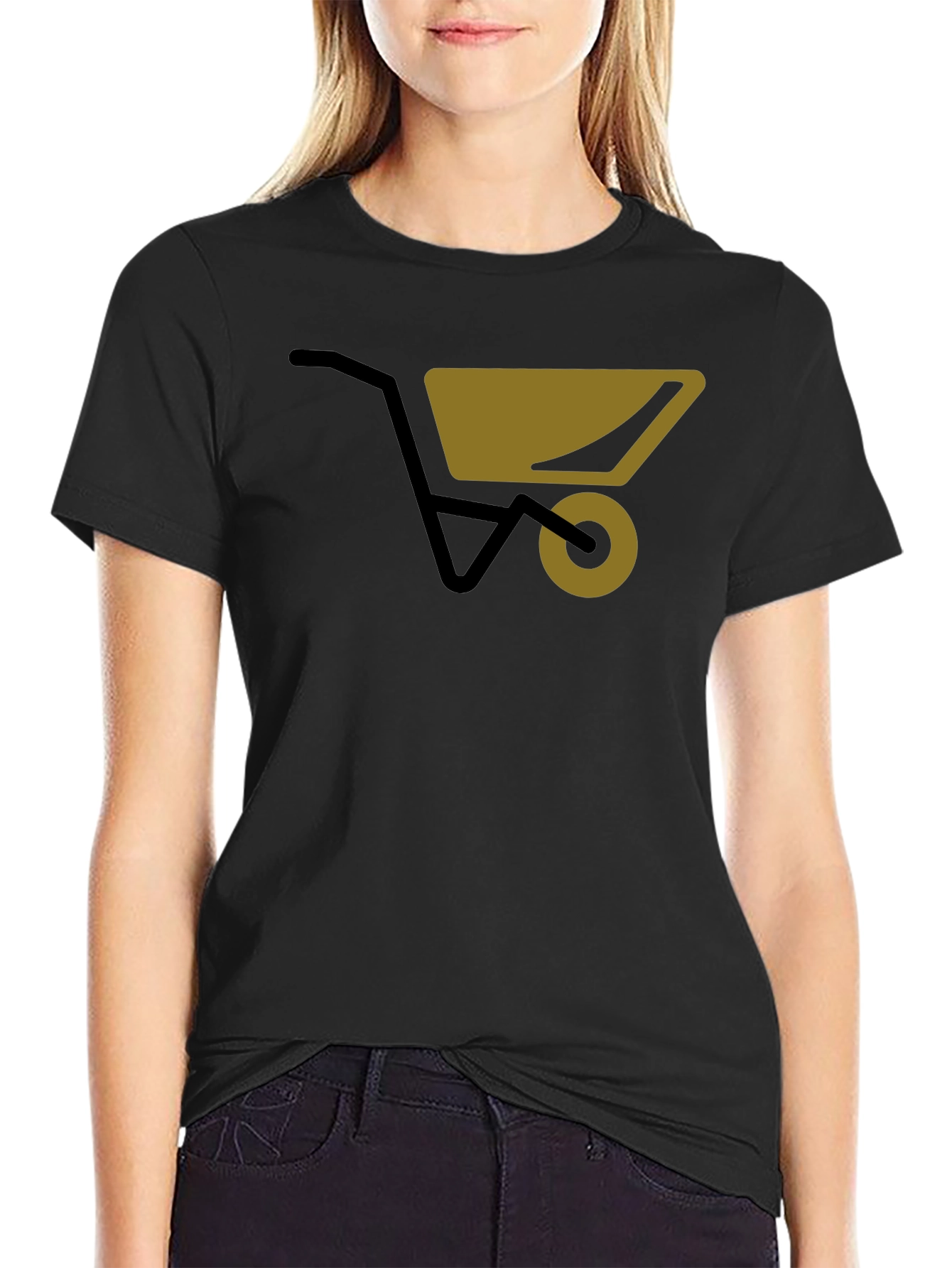 Wheelbarrow Graphic Tee - Black
