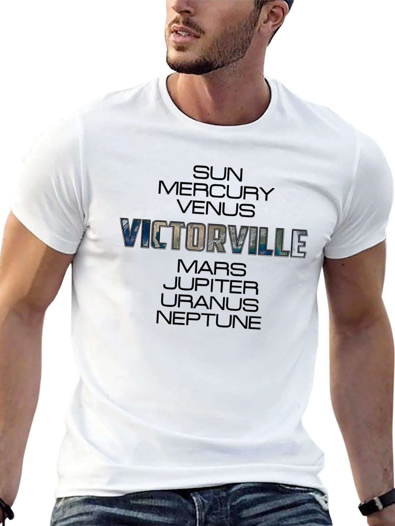 Victorville Planets T-Shirt - Black
