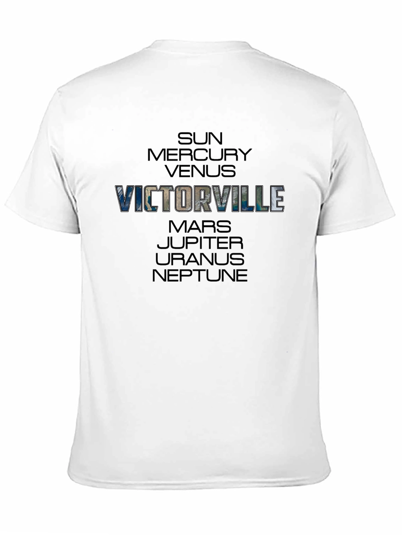 Victorville Planets T-Shirt - Black