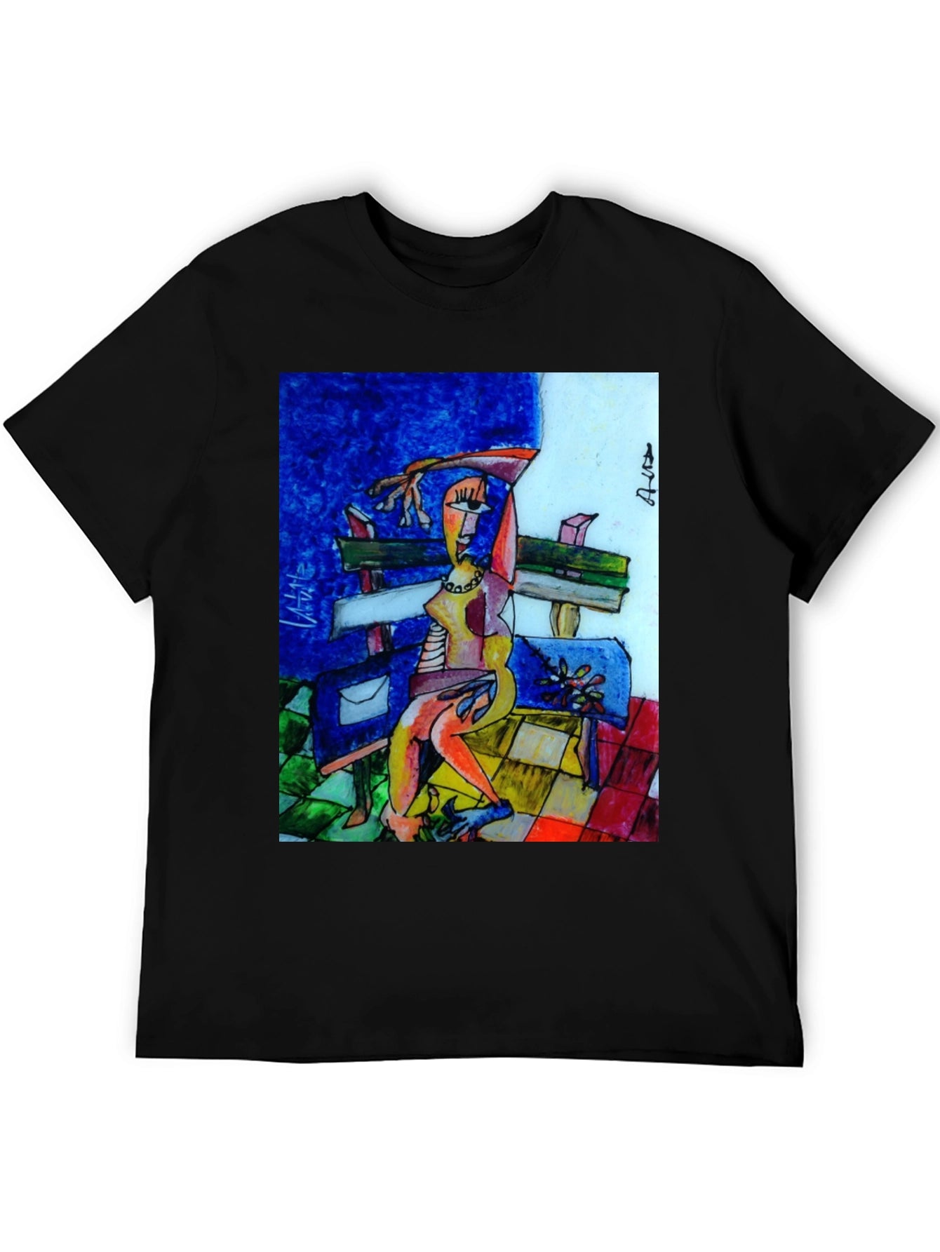 Abstract Art T-Shirt Unique Graphic Tee