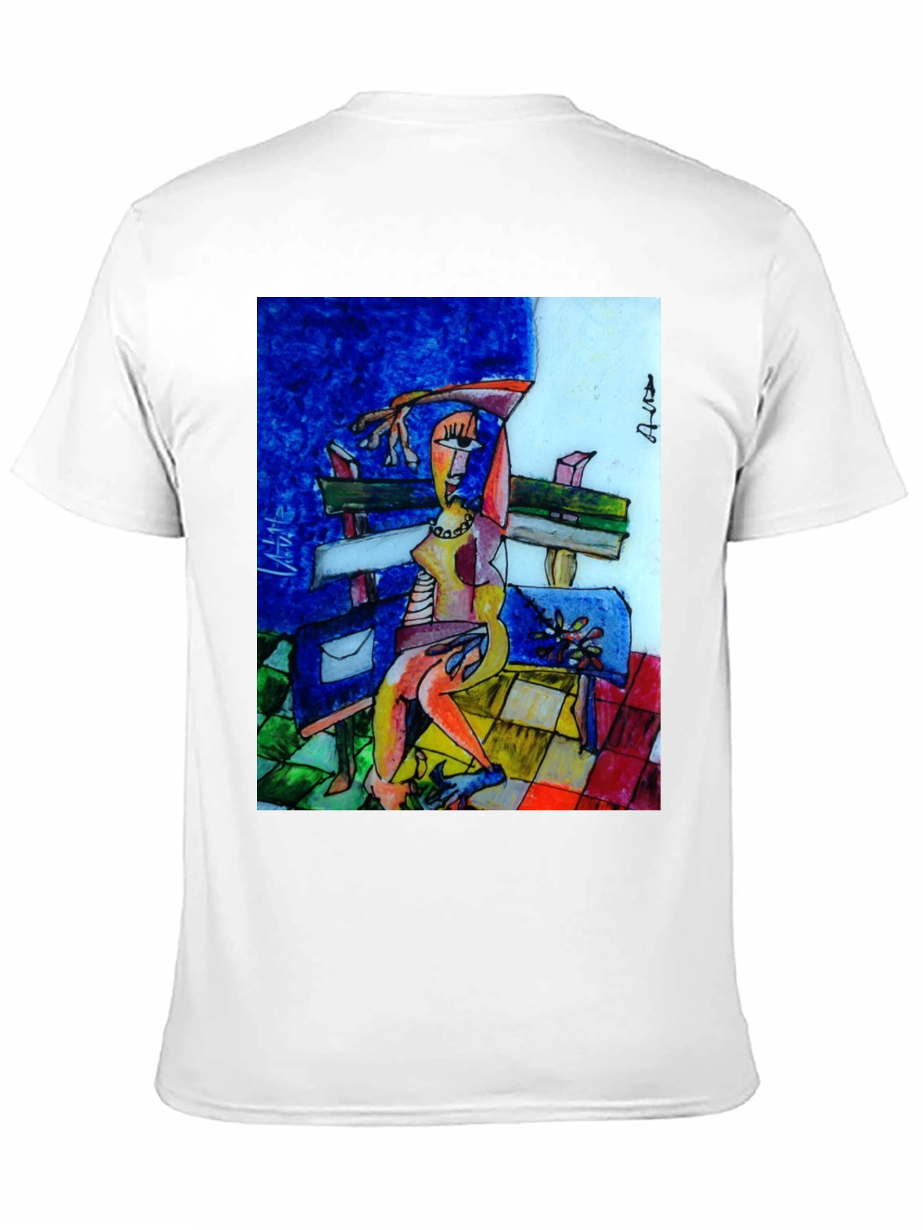 Abstract Art T-Shirt Unique Graphic Tee