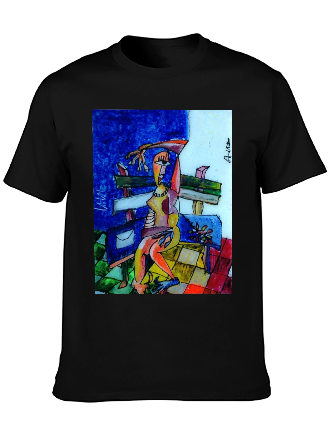 Abstract Art T-Shirt Unique Graphic Tee