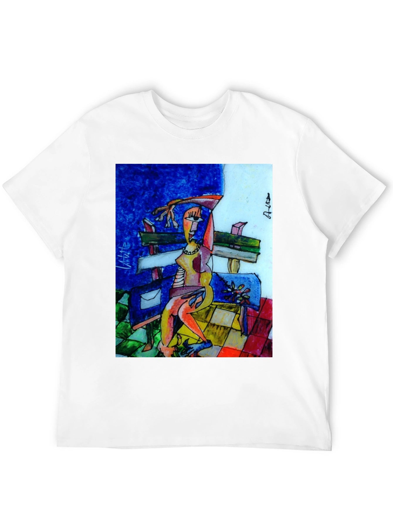 Abstract Art T-Shirt Unique Graphic Tee