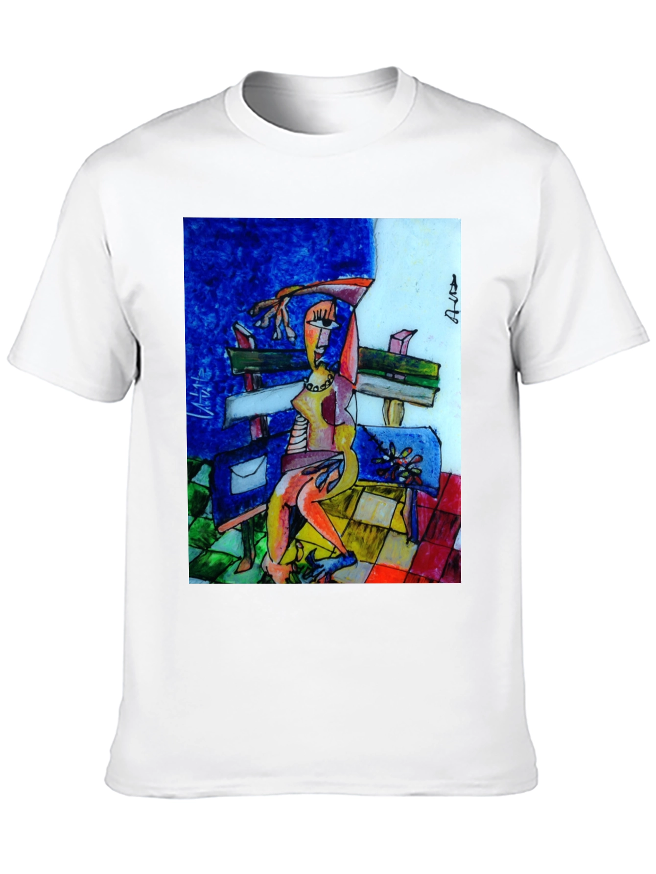 Abstract Art T-Shirt Unique Graphic Tee