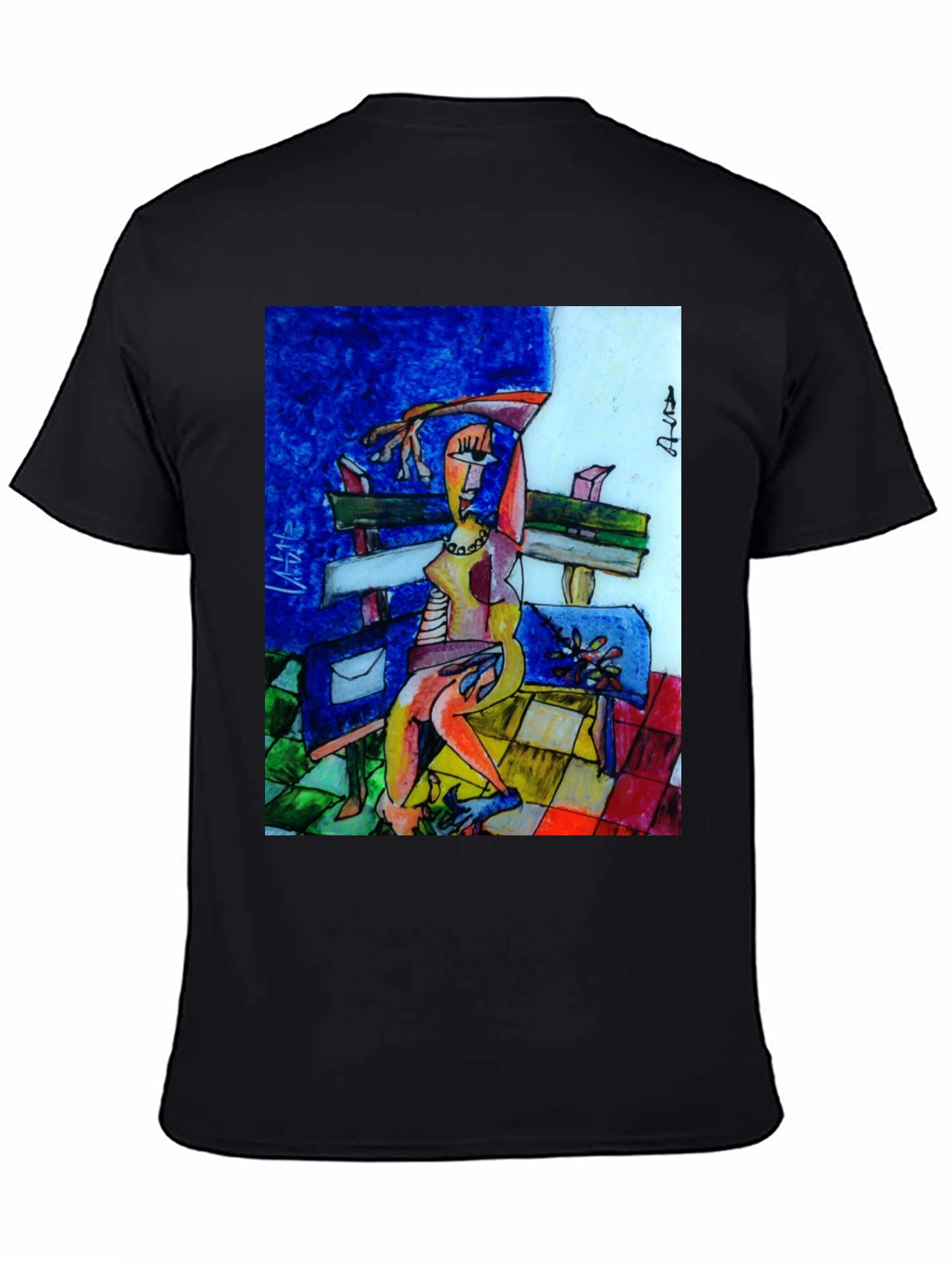 Abstract Art T-Shirt Unique Graphic Tee