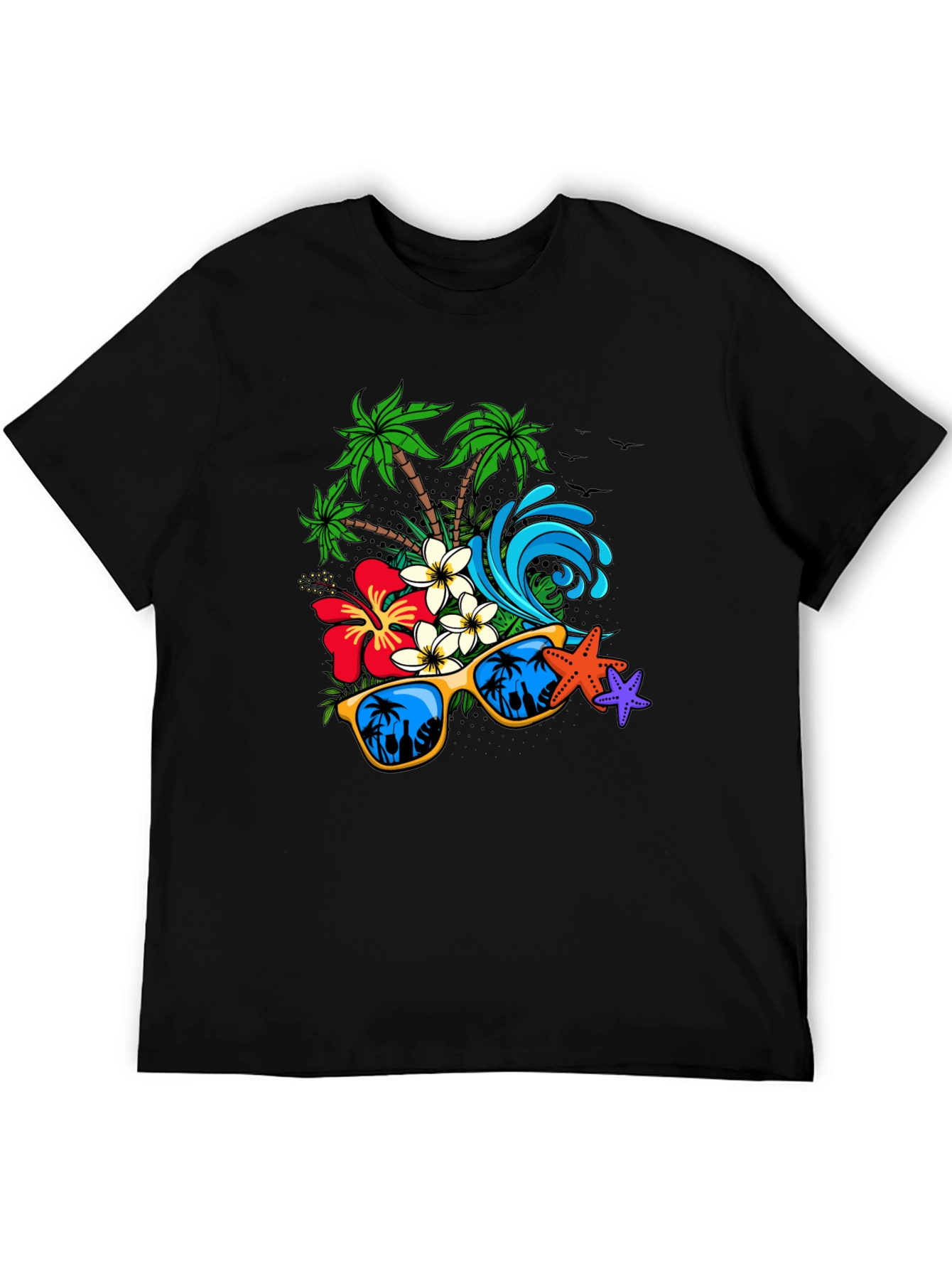 Tropical Paradise Graphic T-Shirt