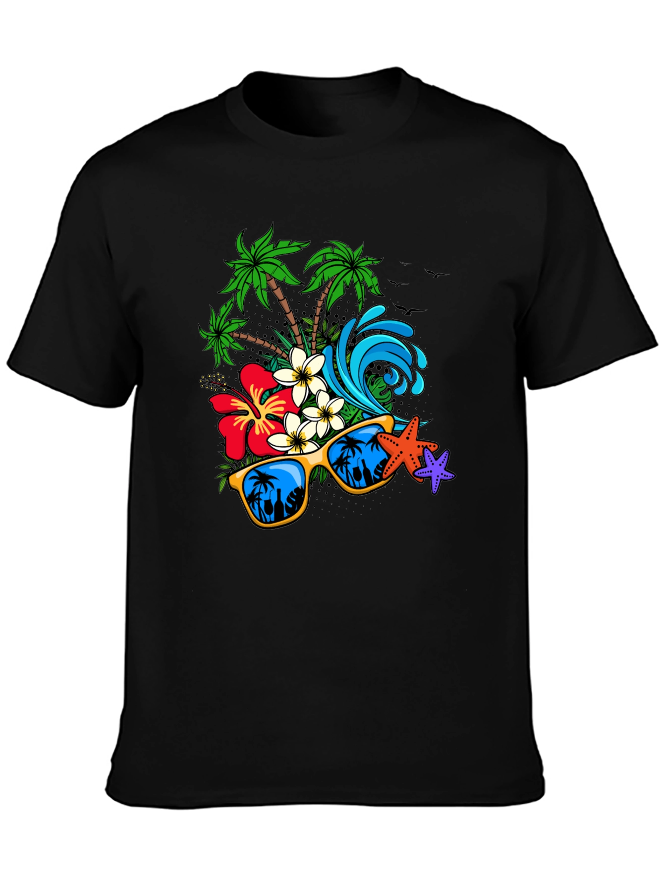 Tropical Paradise Graphic T-Shirt