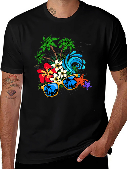 Tropical Paradise Graphic T-Shirt