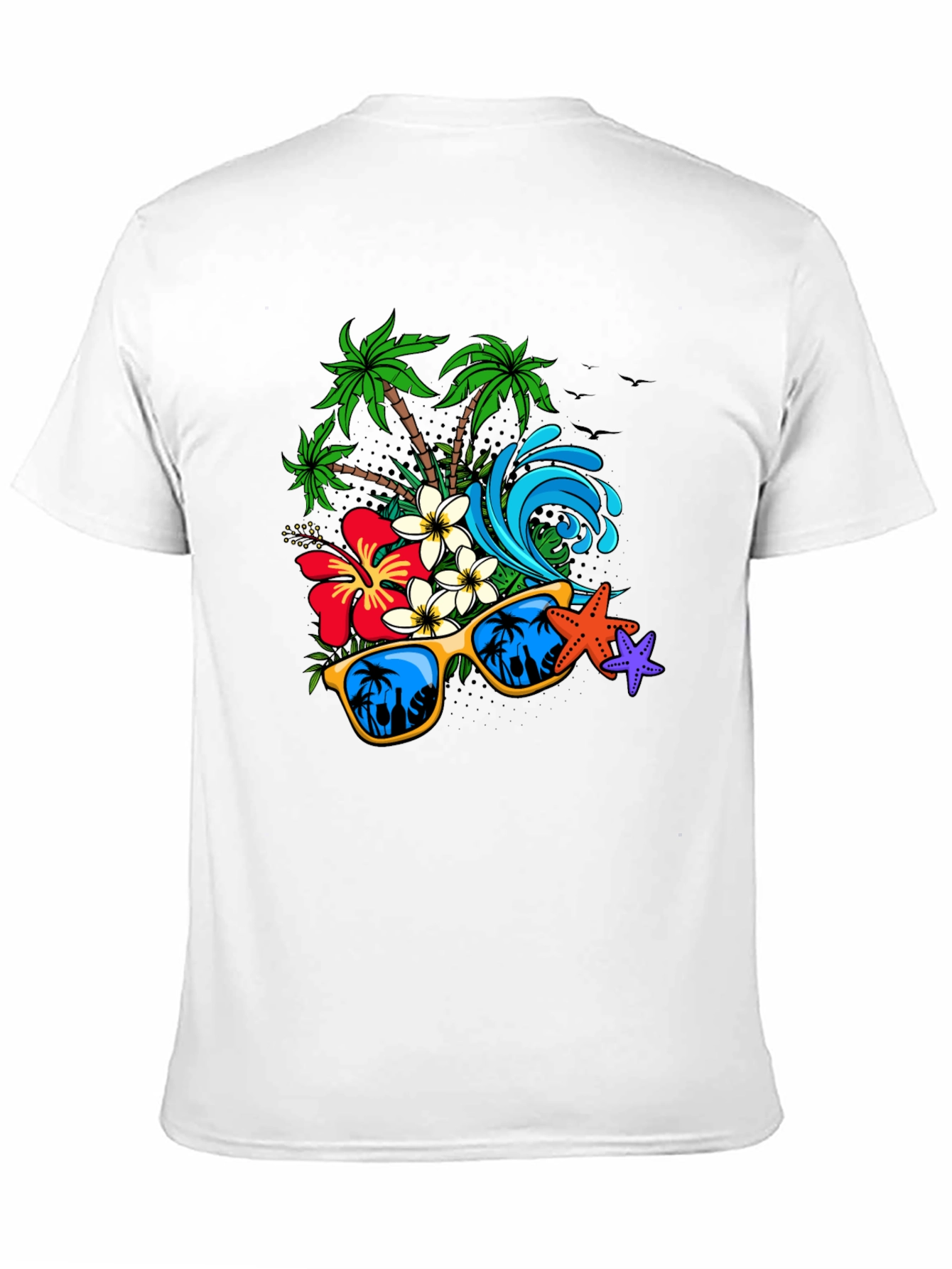 Tropical Paradise Graphic T-Shirt