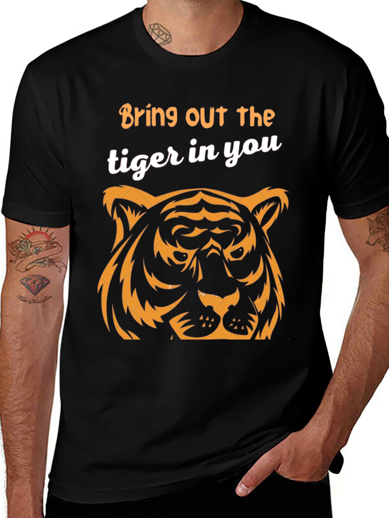 Unleash Your Inner Tiger Graphic T-Shirt