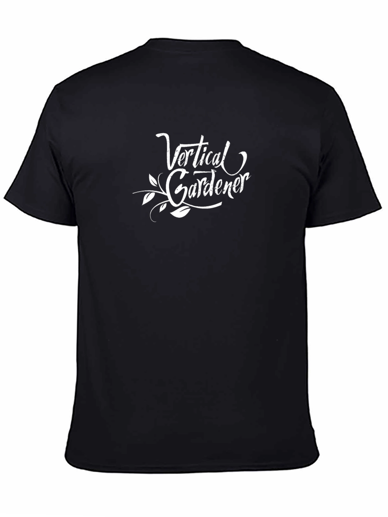 Vertical Gardener Black T-Shirt