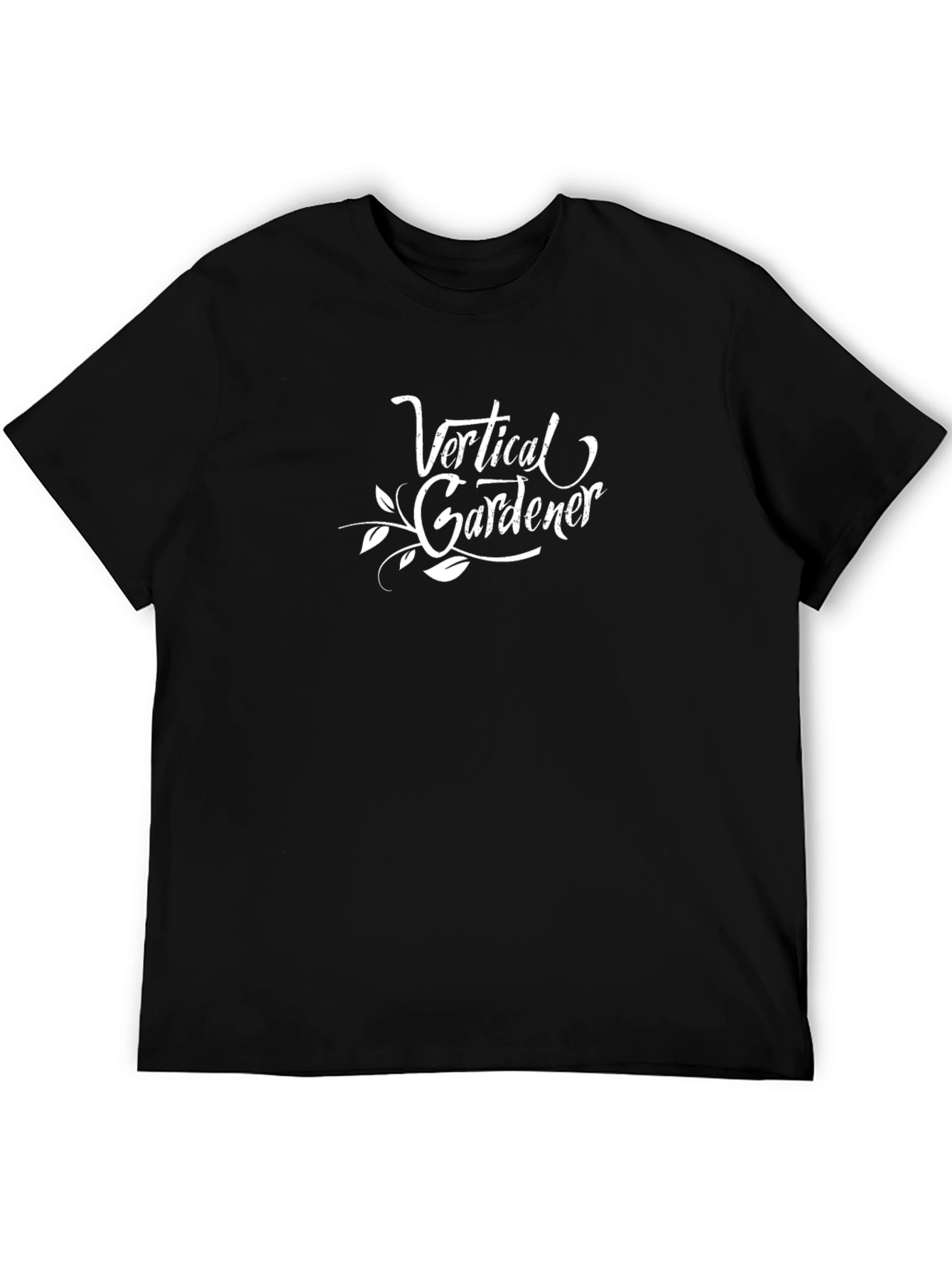 Vertical Gardener Black T-Shirt
