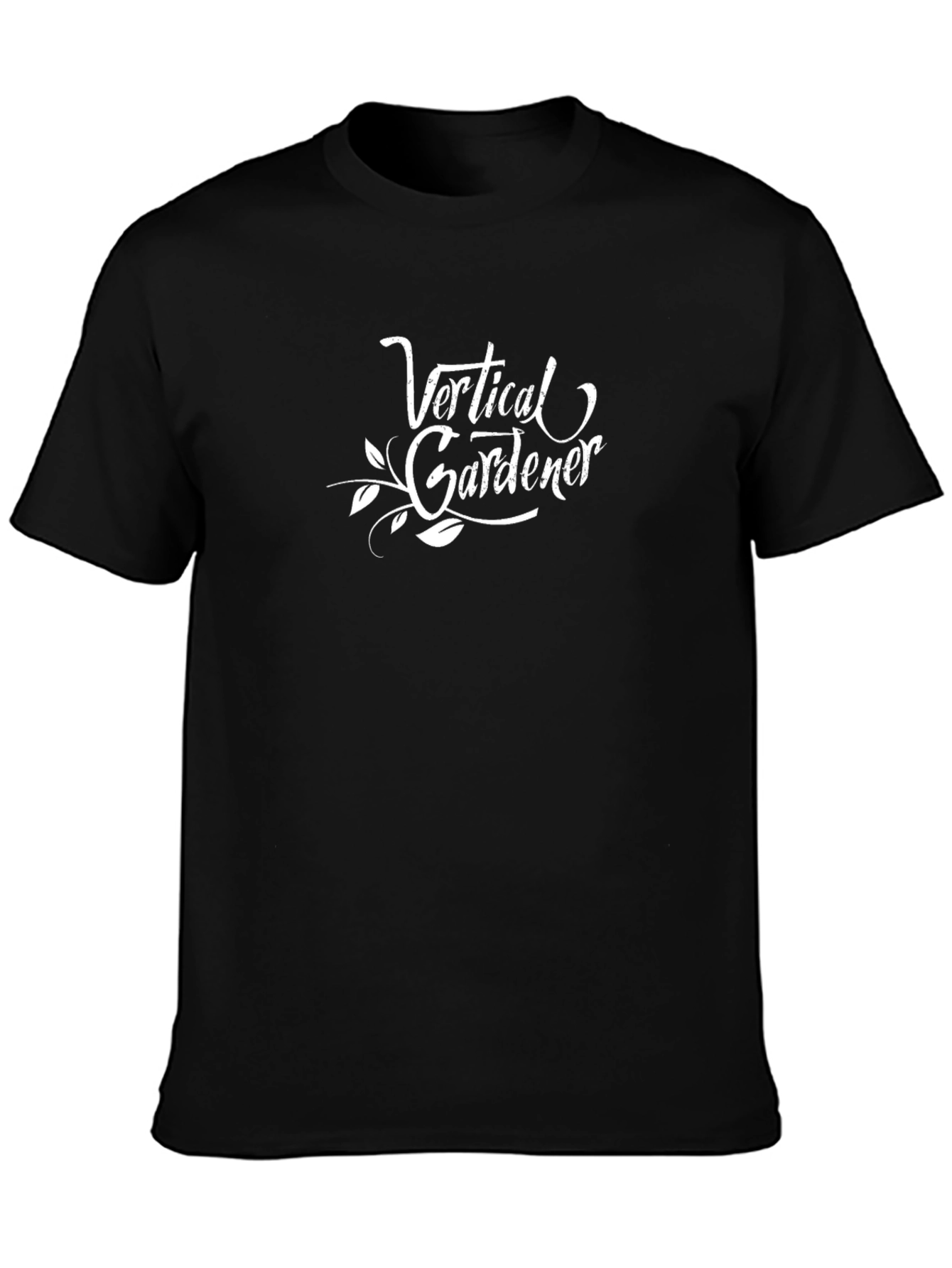 Vertical Gardener Black T-Shirt
