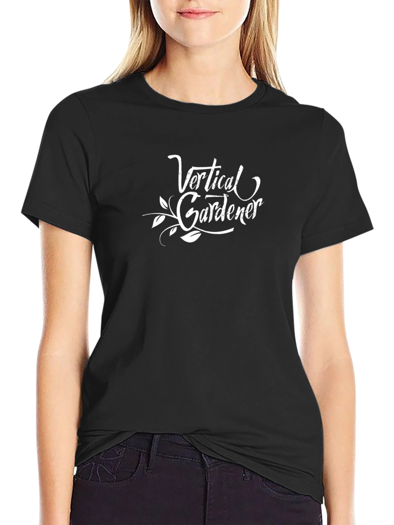 Vertical Gardener Black T-Shirt