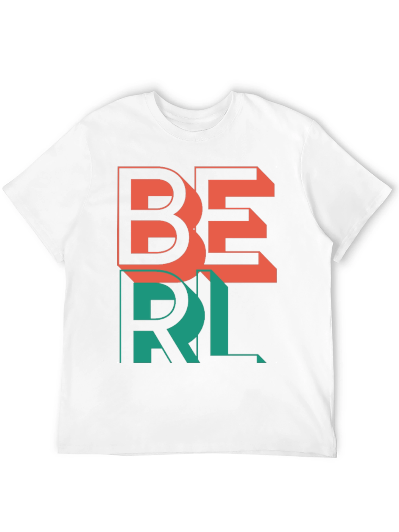 Trendy BERL Graphic Tee - Casual Streetwear