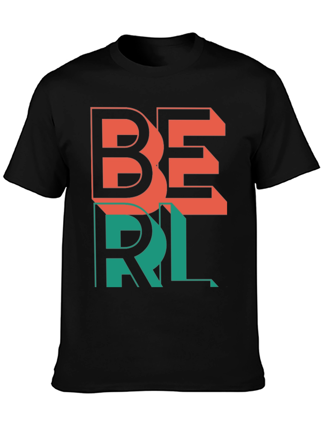 Trendy BERL Graphic Tee - Casual Streetwear