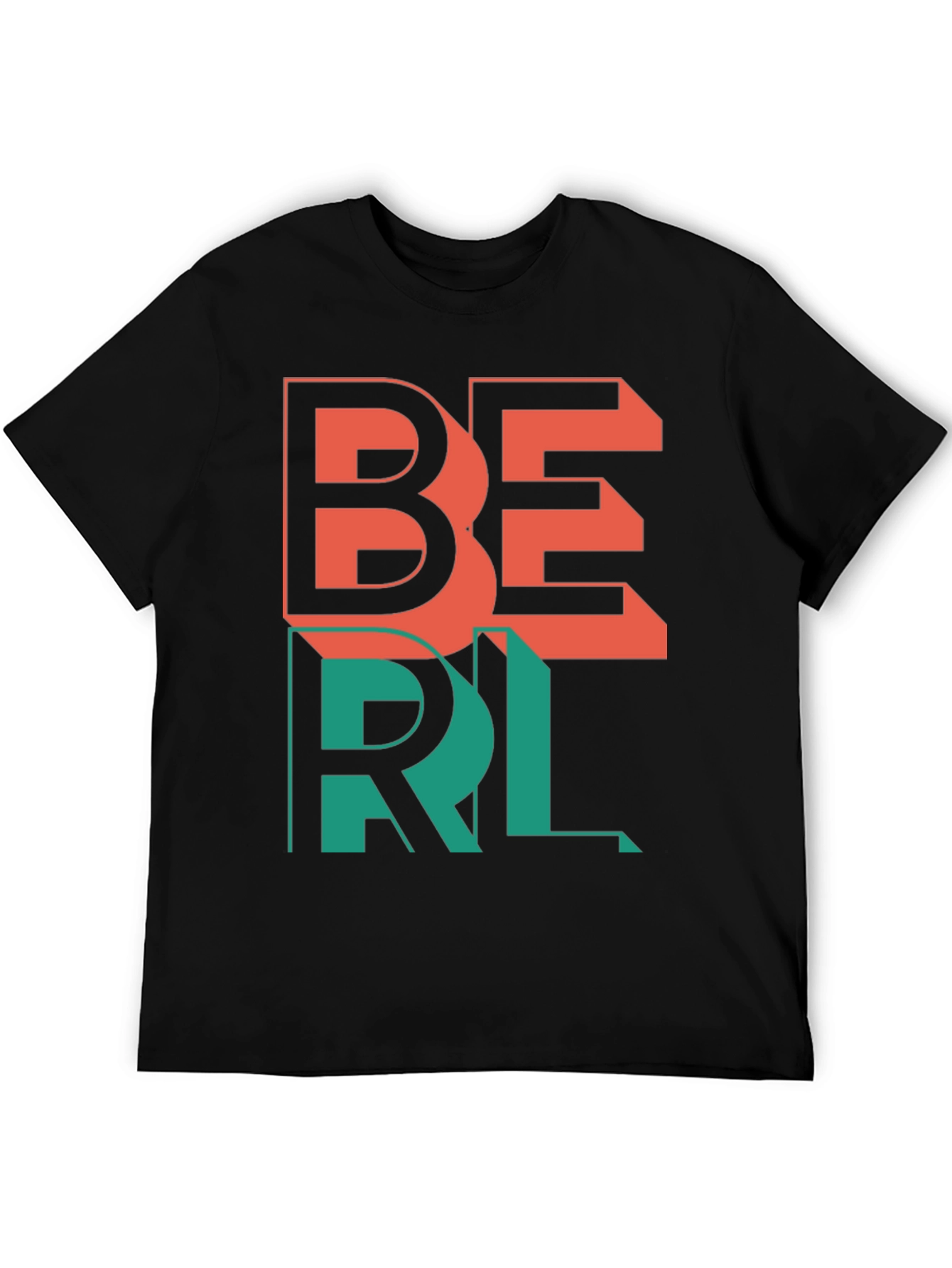 Trendy BERL Graphic Tee - Casual Streetwear