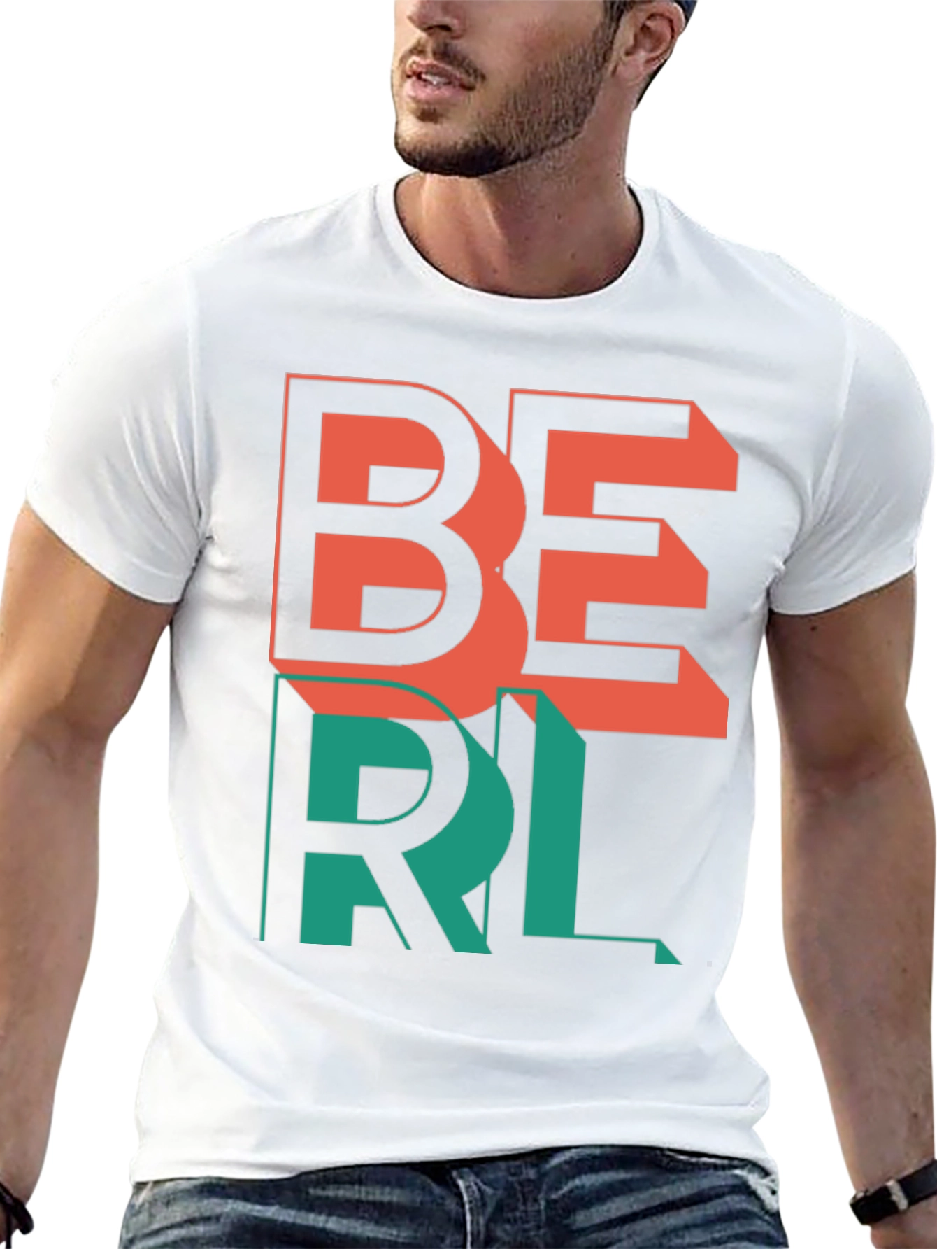 Trendy BERL Graphic Tee - Casual Streetwear