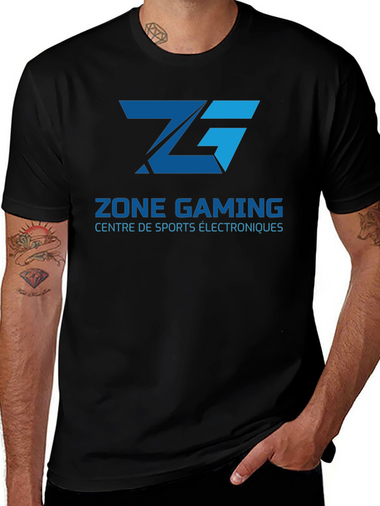 Zone Gaming T-Shirt - Black Cotton Blend