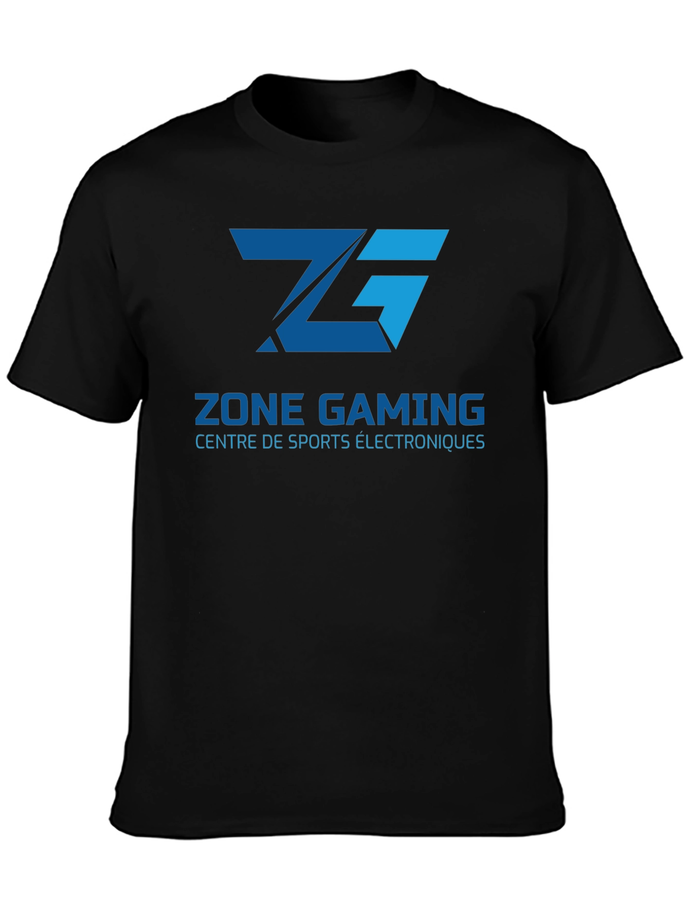 Zone Gaming T-Shirt - Black Cotton Blend