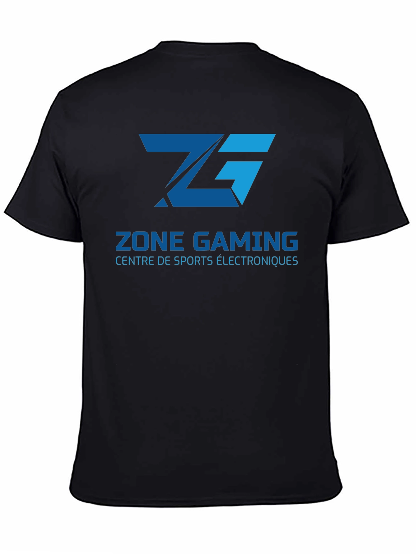 Zone Gaming T-Shirt - Black Cotton Blend