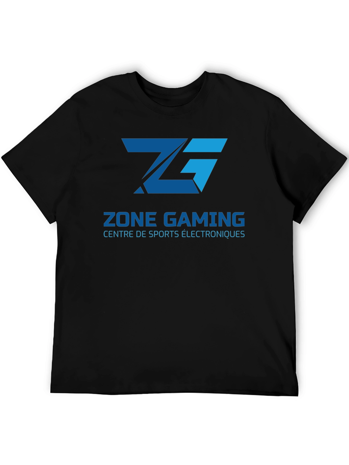 Zone Gaming T-Shirt - Black Cotton Blend
