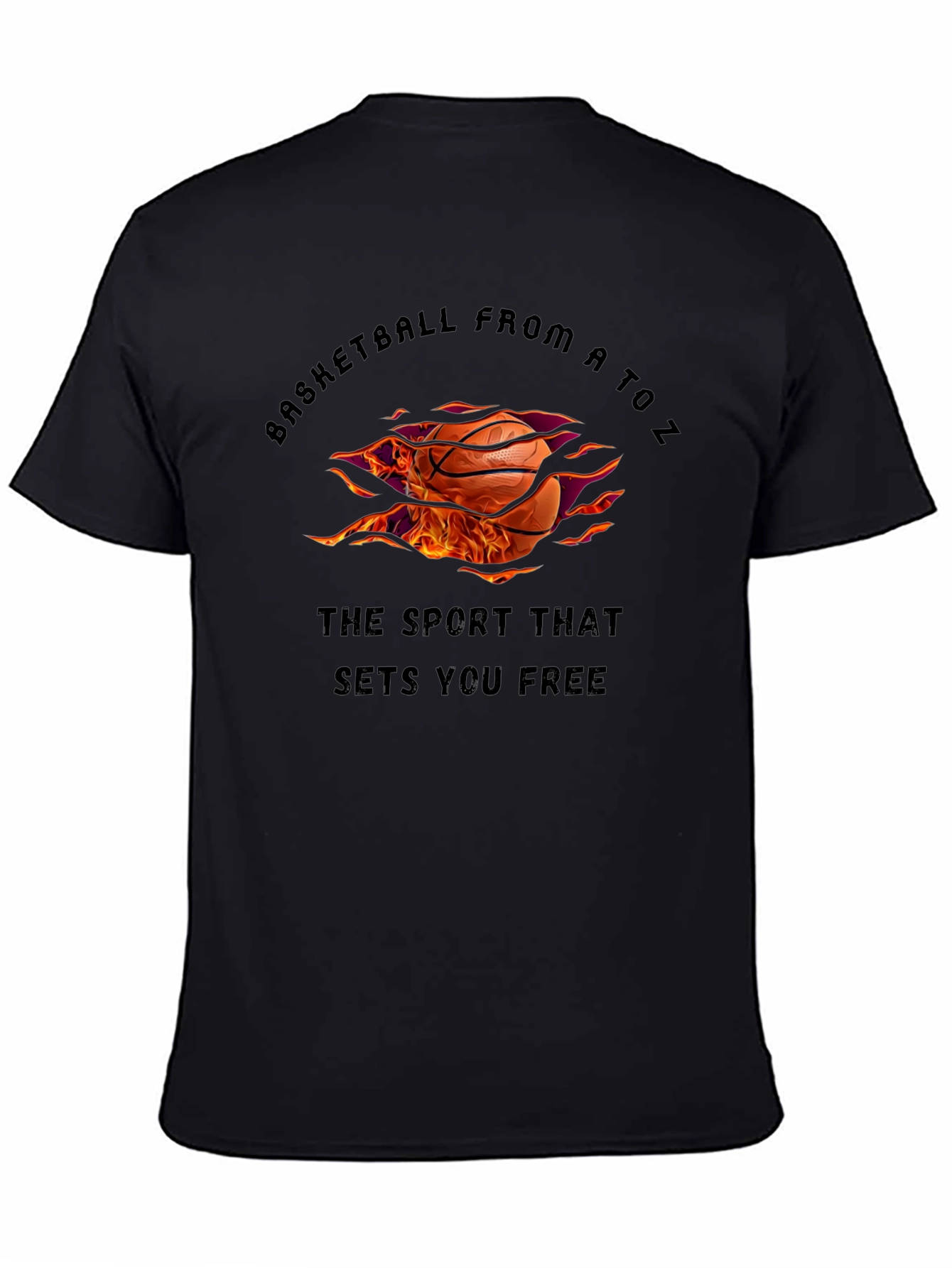 Basketball From A to Z Graphic T-Shirt