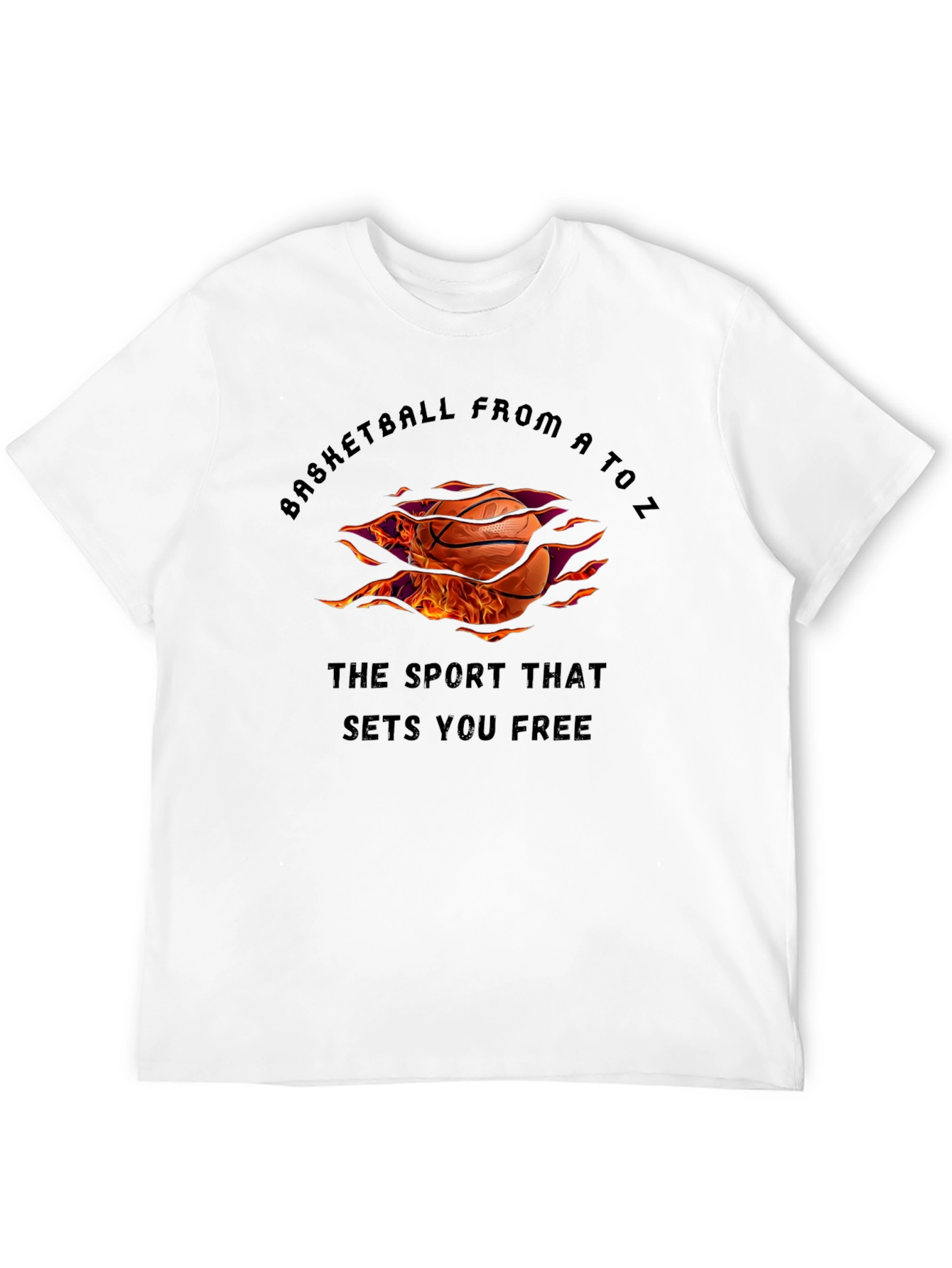 Basketball From A to Z Graphic T-Shirt