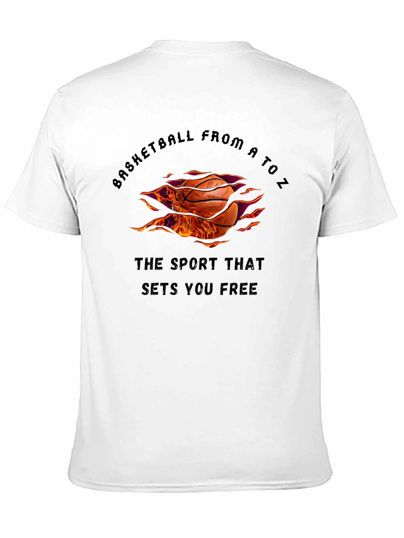 Basketball From A to Z Graphic T-Shirt