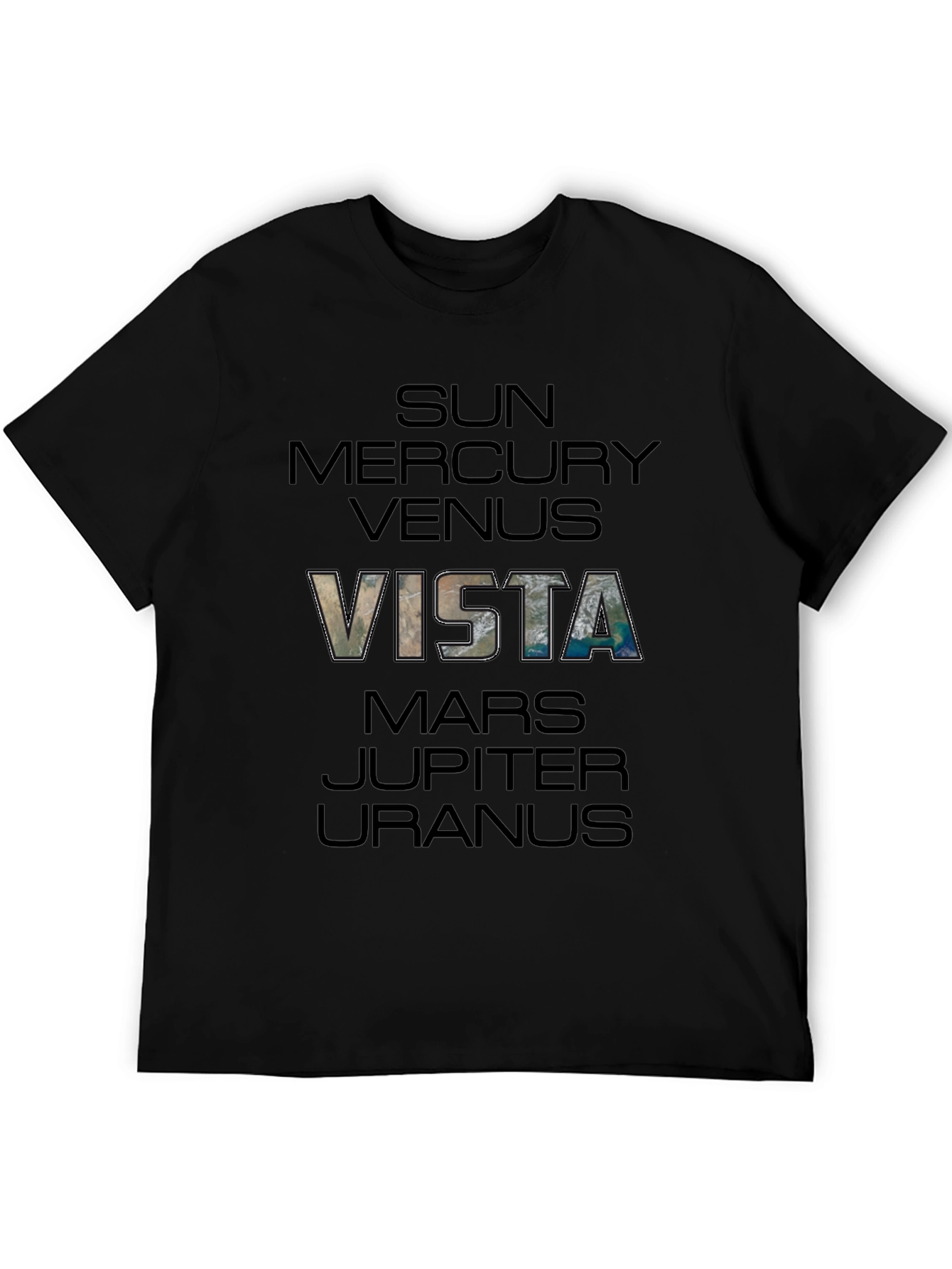 Vista Planets Graphic Print T-Shirt