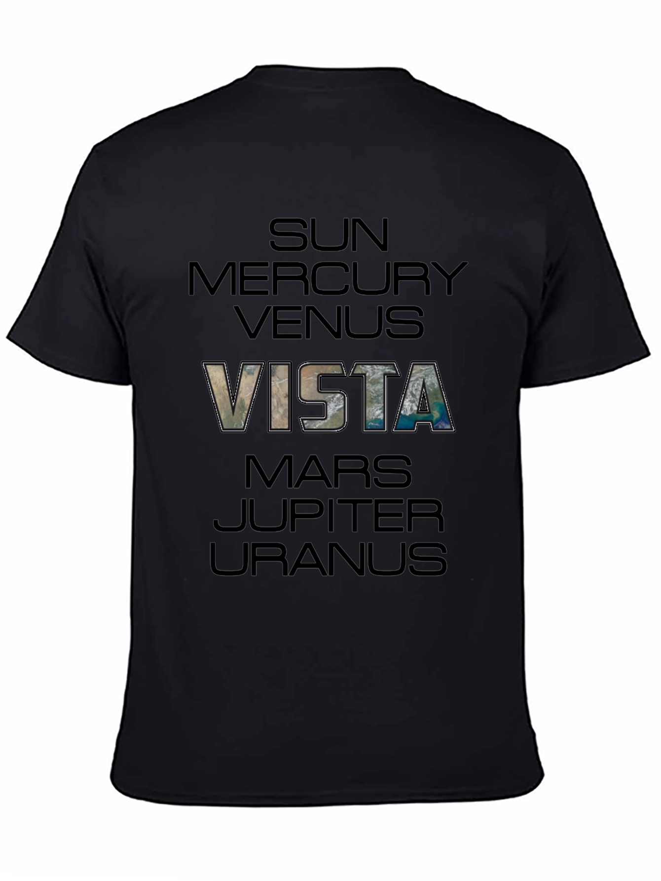 Vista Planets Graphic Print T-Shirt