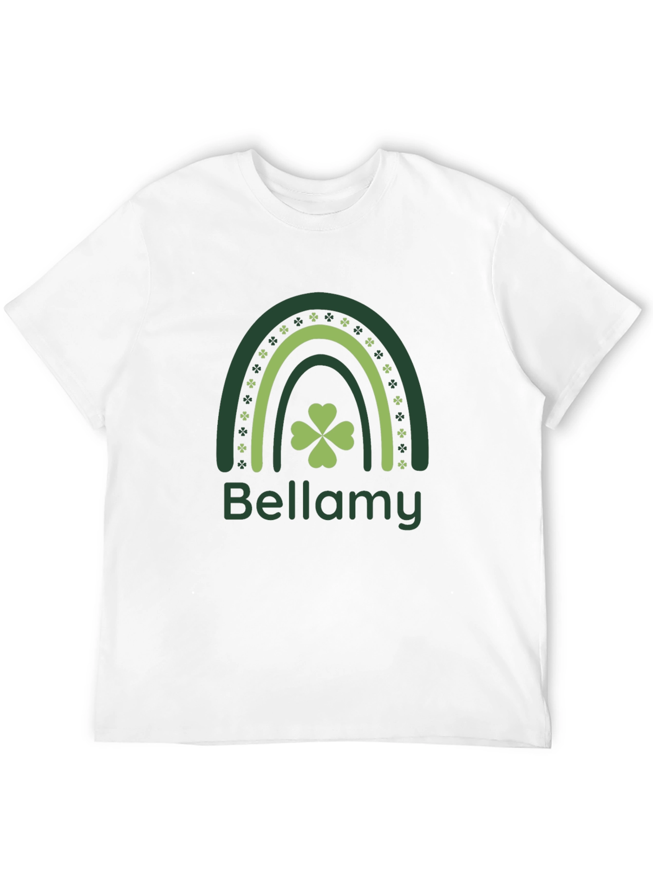 Bellamy St. Patricks Day Rainbow Clover T-Shirt